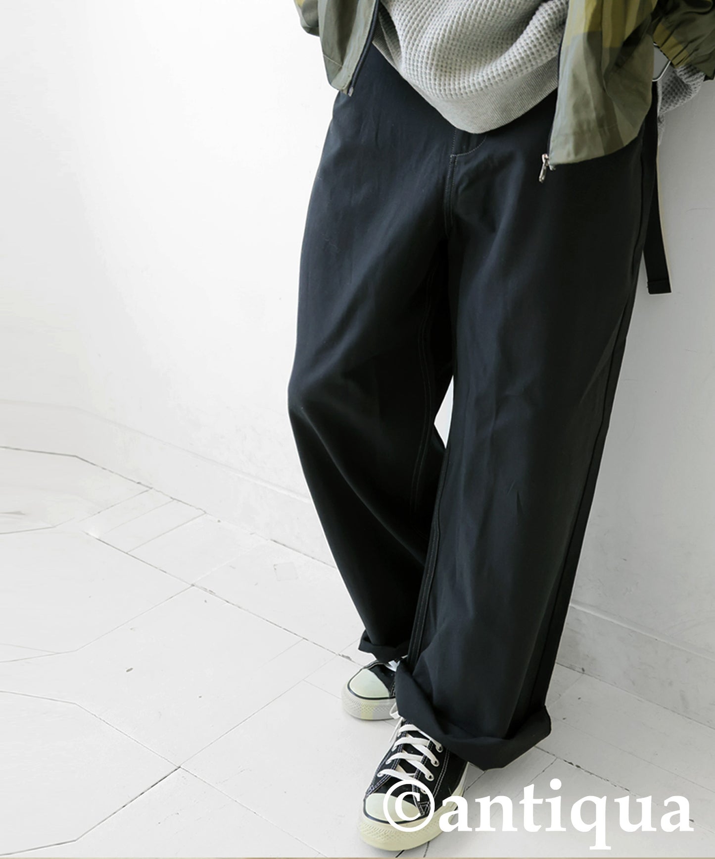 Twill Wide Pants Men's