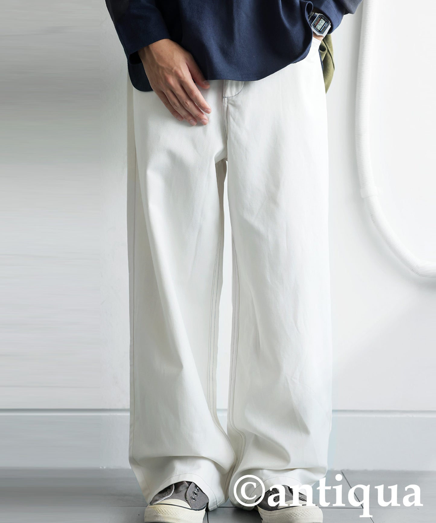 Twill Wide Pants Men's