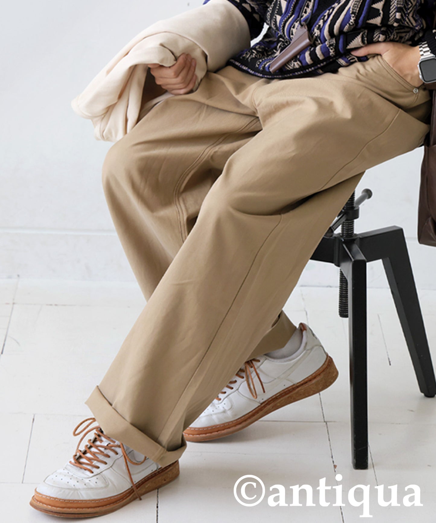 Twill Wide Pants Men's