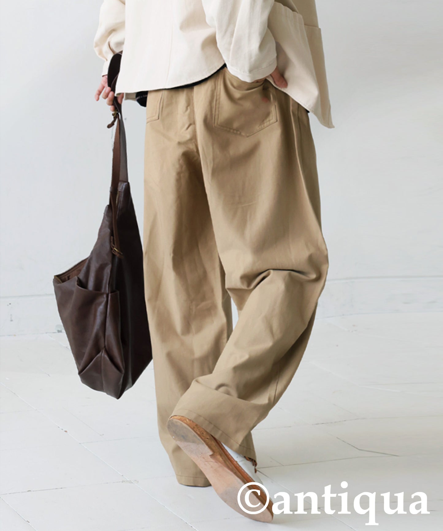 Twill Wide Pants Men's