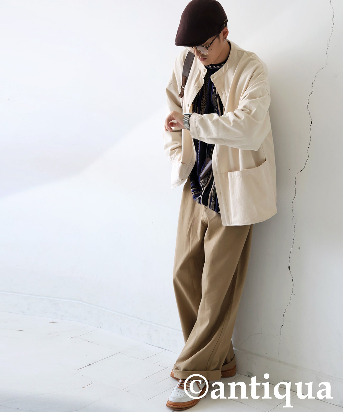 Twill Wide Pants Men's