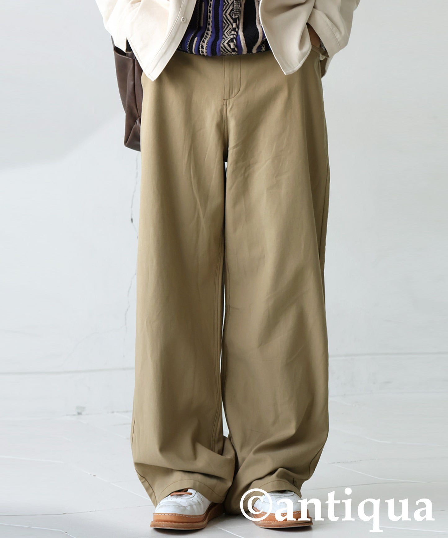 Twill Wide Pants Men's