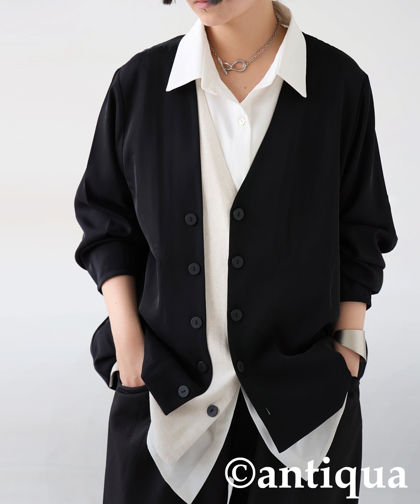 Ladies 2-Way Asymmetrical Jacket