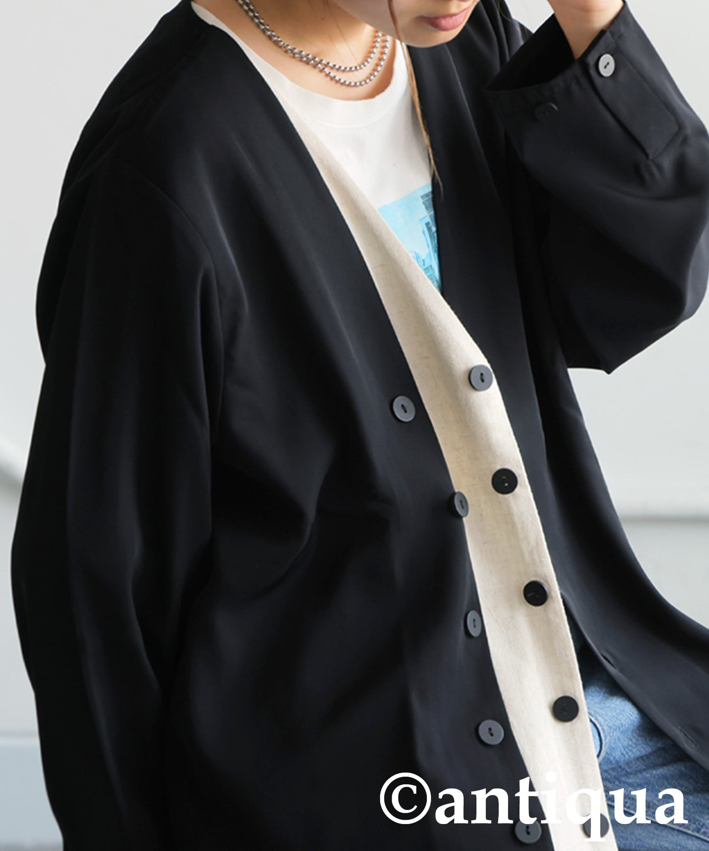 Ladies 2-Way Asymmetrical Jacket