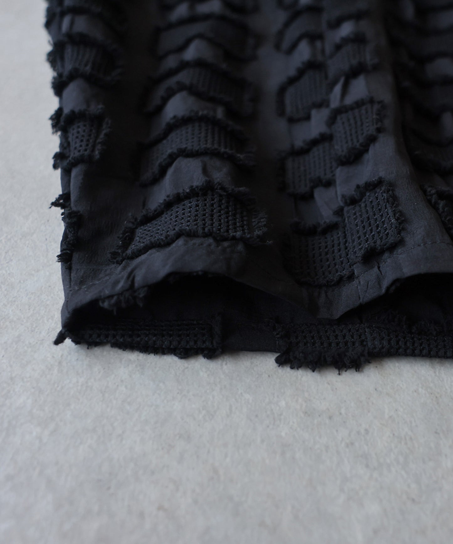 Jacquard Fringe Wide-Leg Pants Men’s