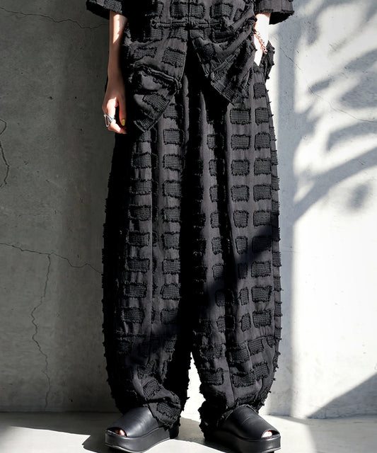 Jacquard Fringe Wide-Leg Pants Ladies