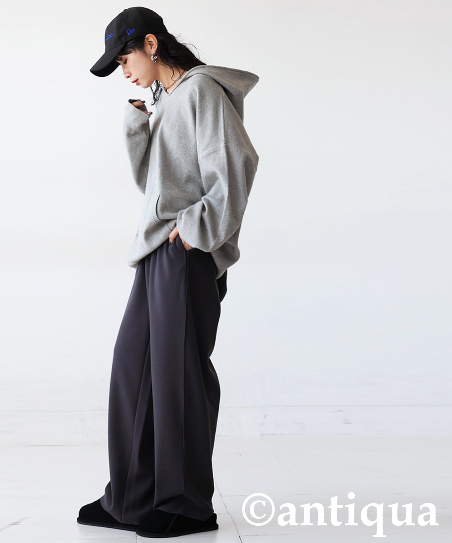 Fleece-Lined Georgette-Style Pants Ladies