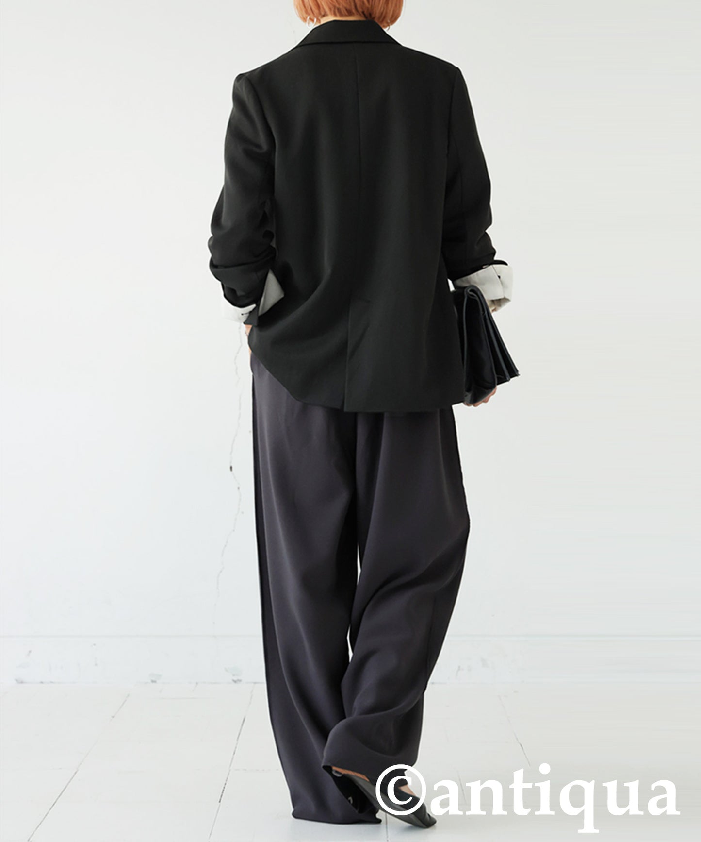 Fleece-Lined Georgette-Style Pants Ladies