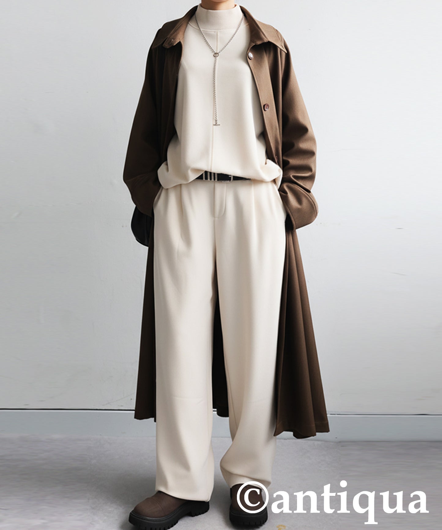 Fleece-Lined Georgette-Style Pants Ladies