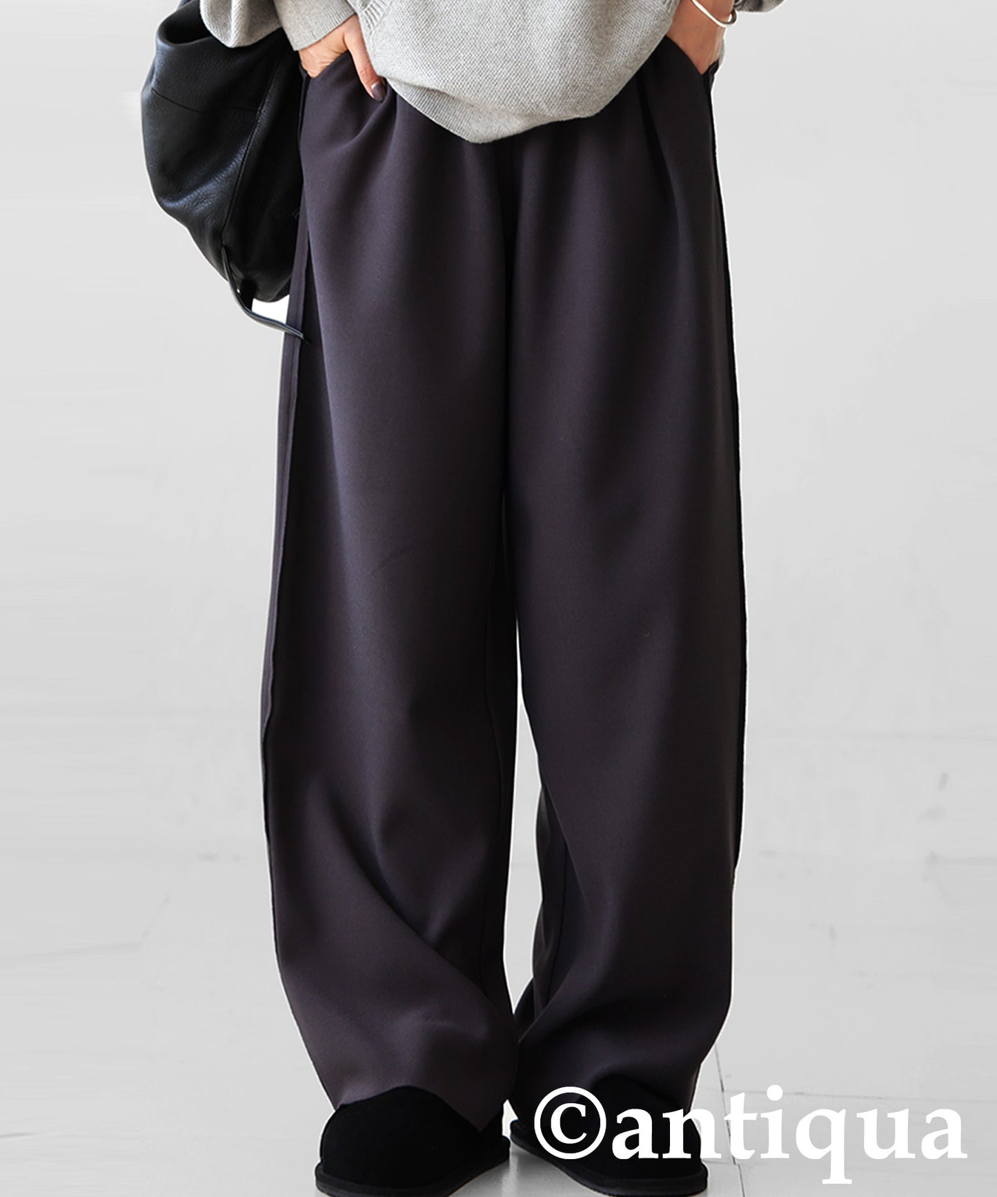 Fleece-Lined Georgette-Style Pants Ladies