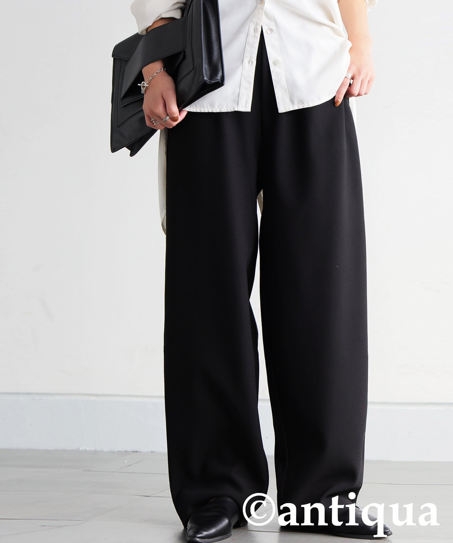 Fleece-Lined Georgette-Style Pants Ladies