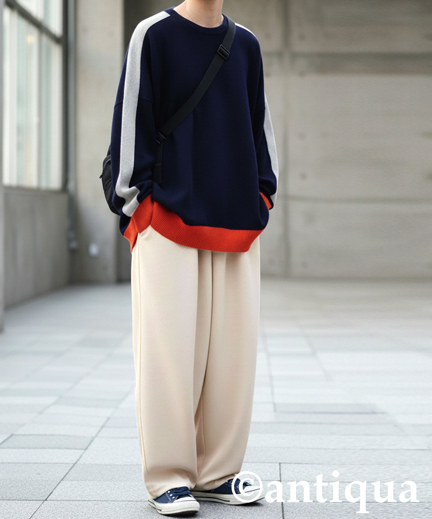 Fleece-Lined Georgette-Style Pants Men's