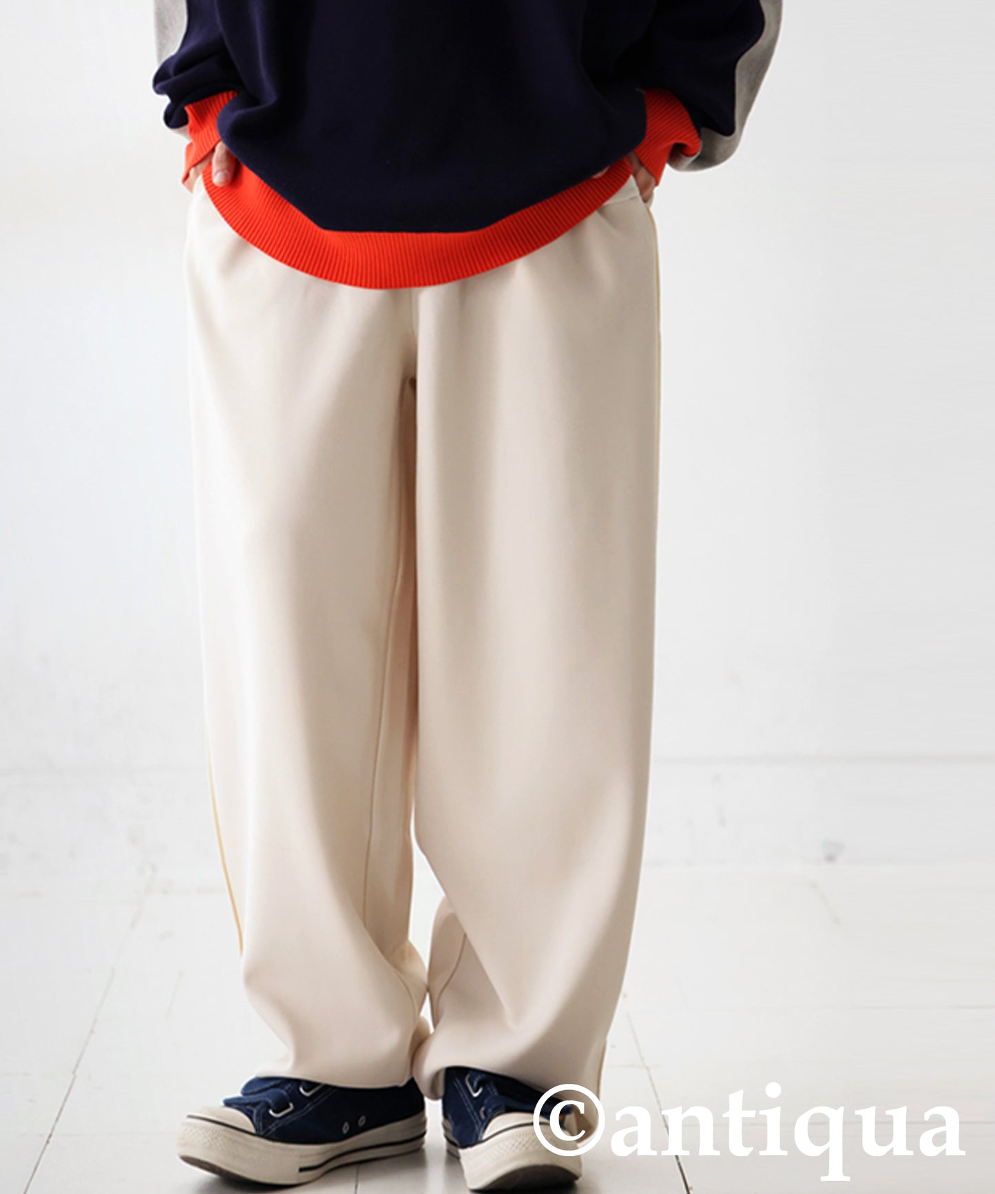 Fleece-Lined Georgette-Style Pants Men's