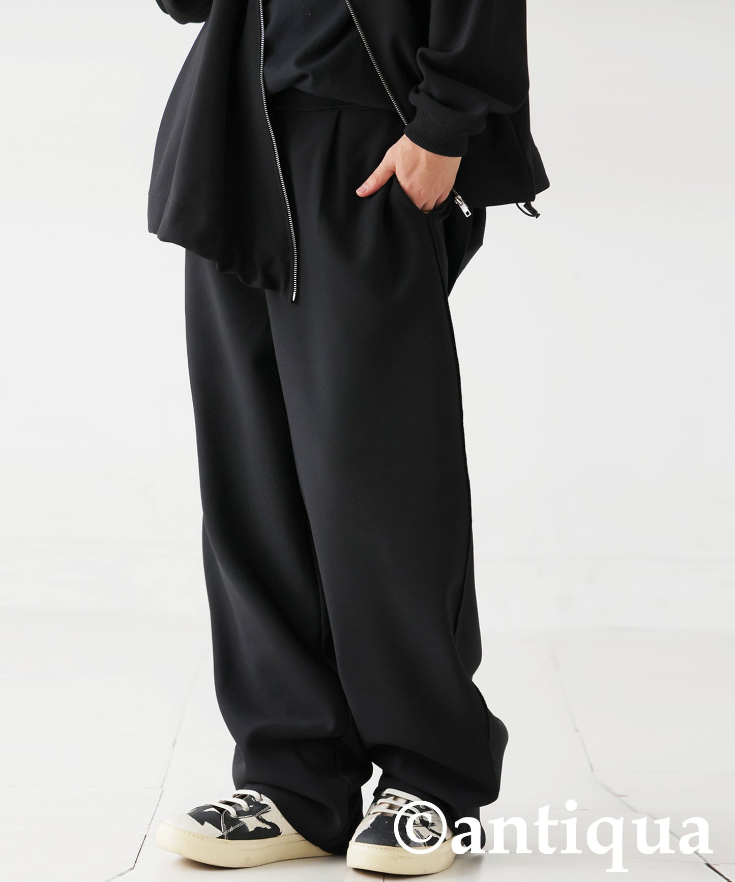 Fleece-Lined Georgette-Style Pants Men's