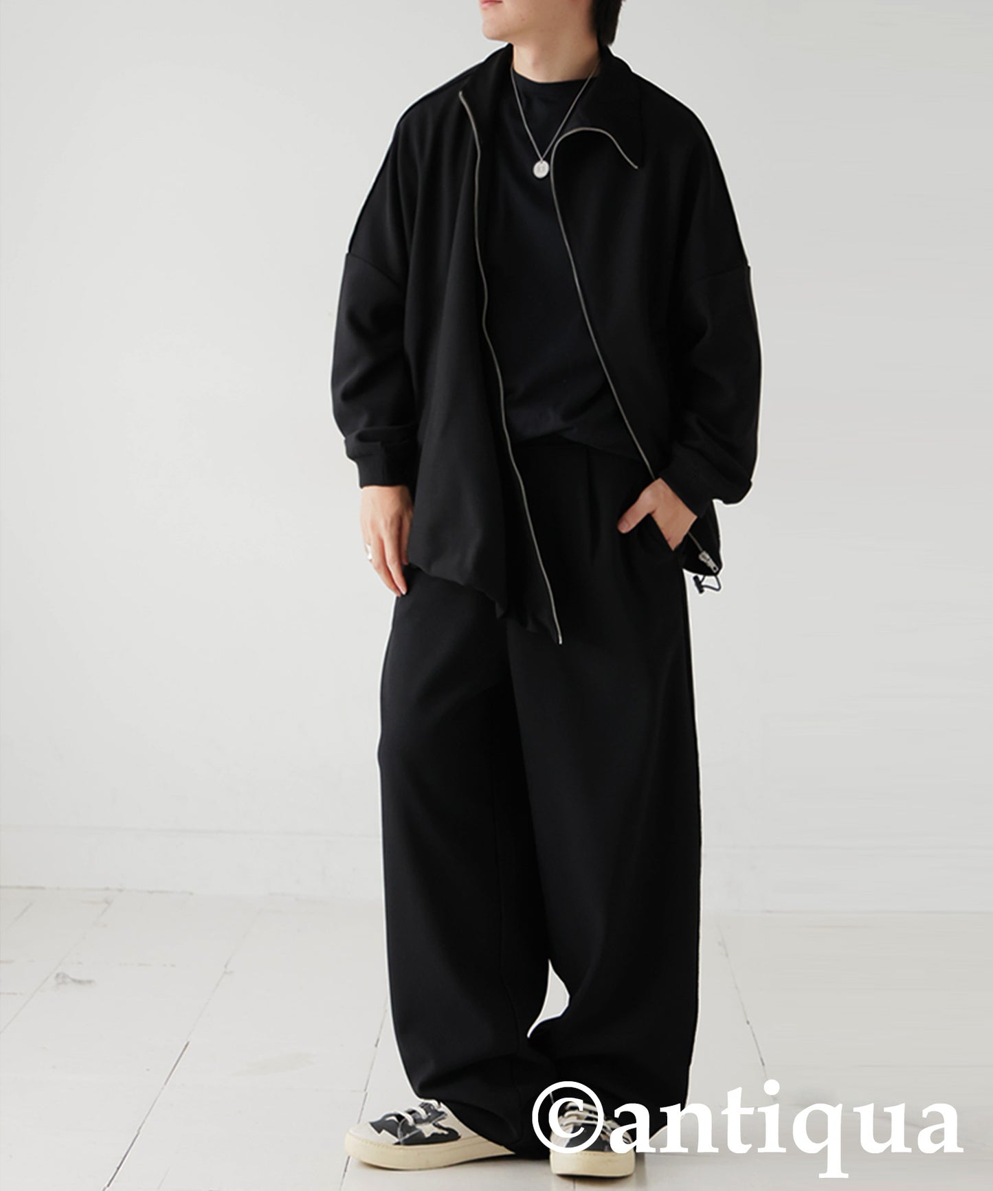 Fleece-Lined Georgette-Style Pants Men's