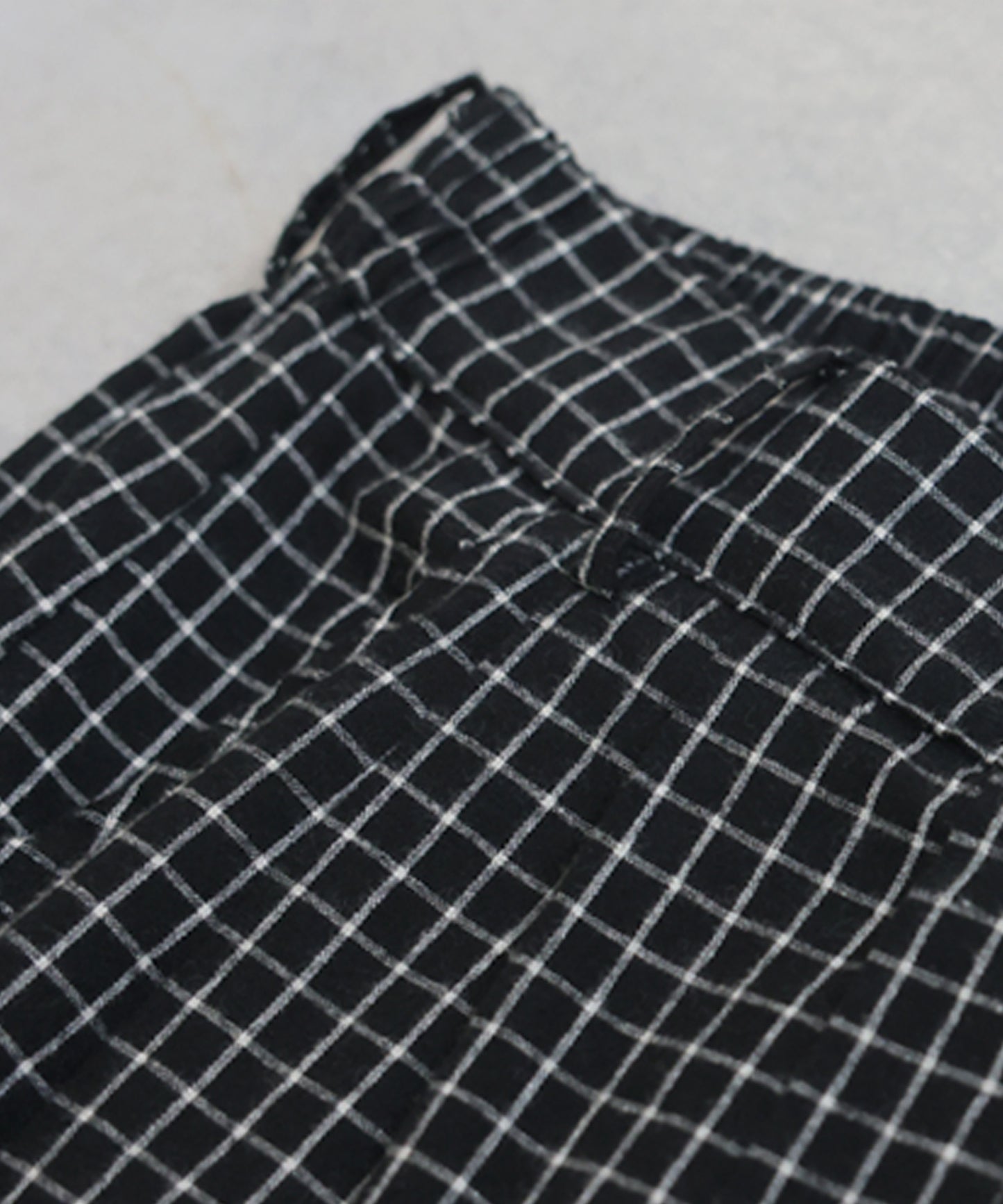 Checked Wide Pants Ladies