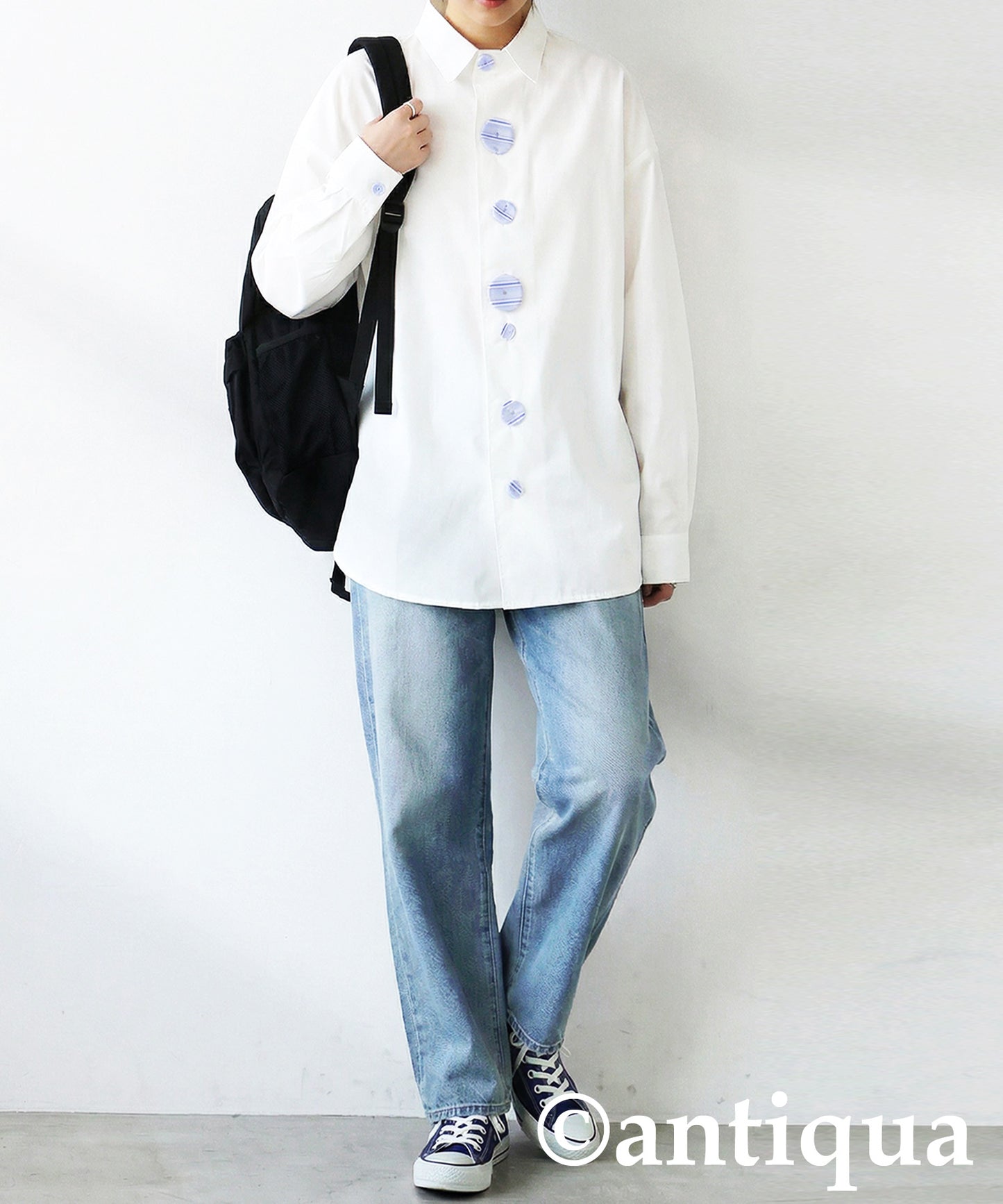 Button Design Shirt Ladies