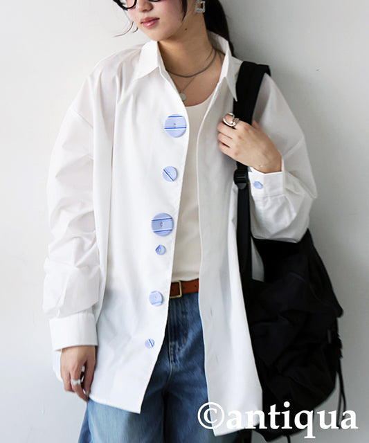 Button Design Shirt Ladies