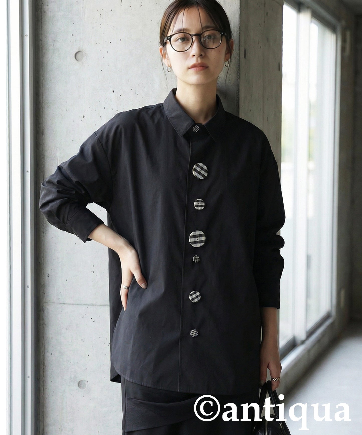 Button Design Shirt Ladies