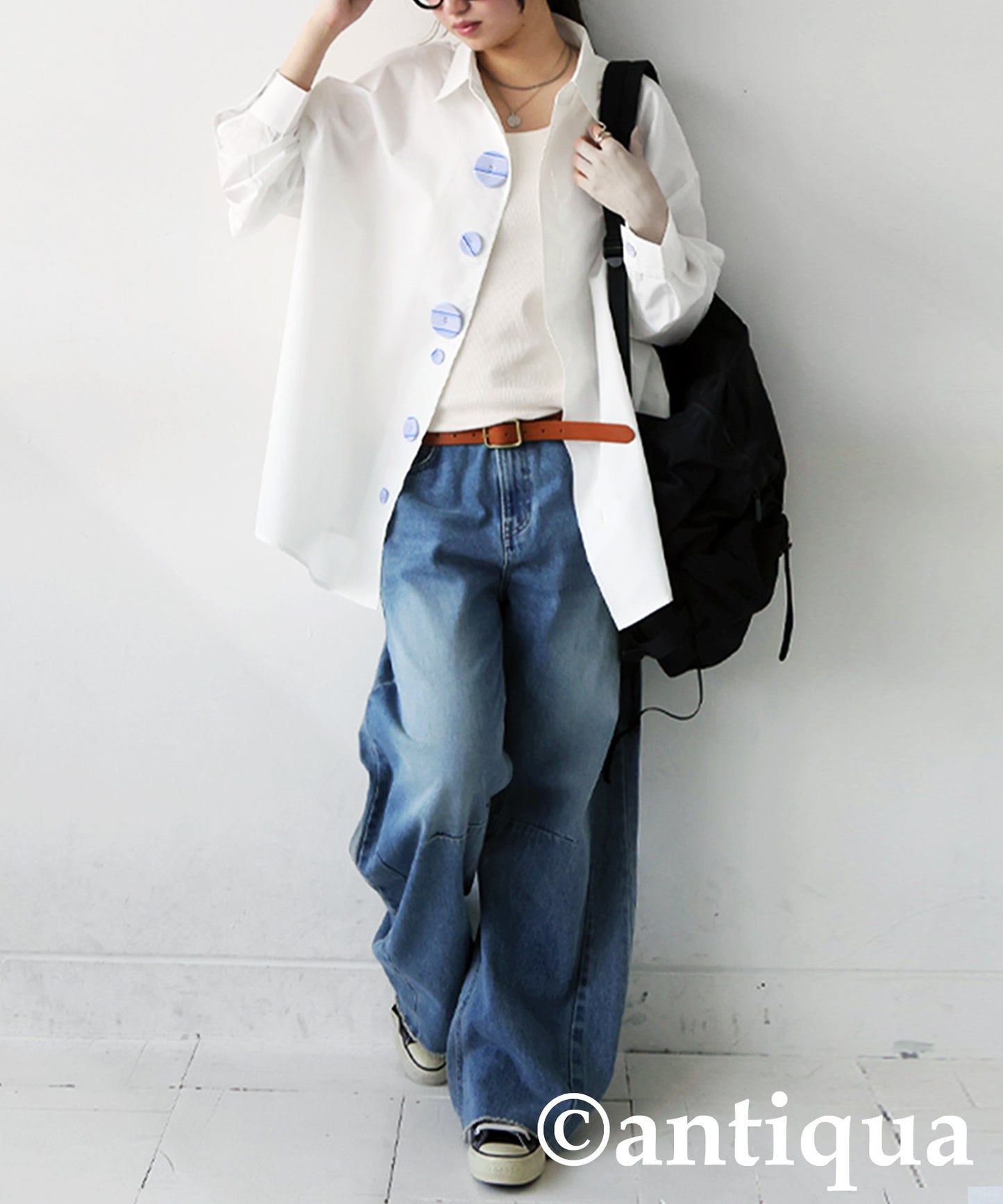 Button Design Shirt Ladies