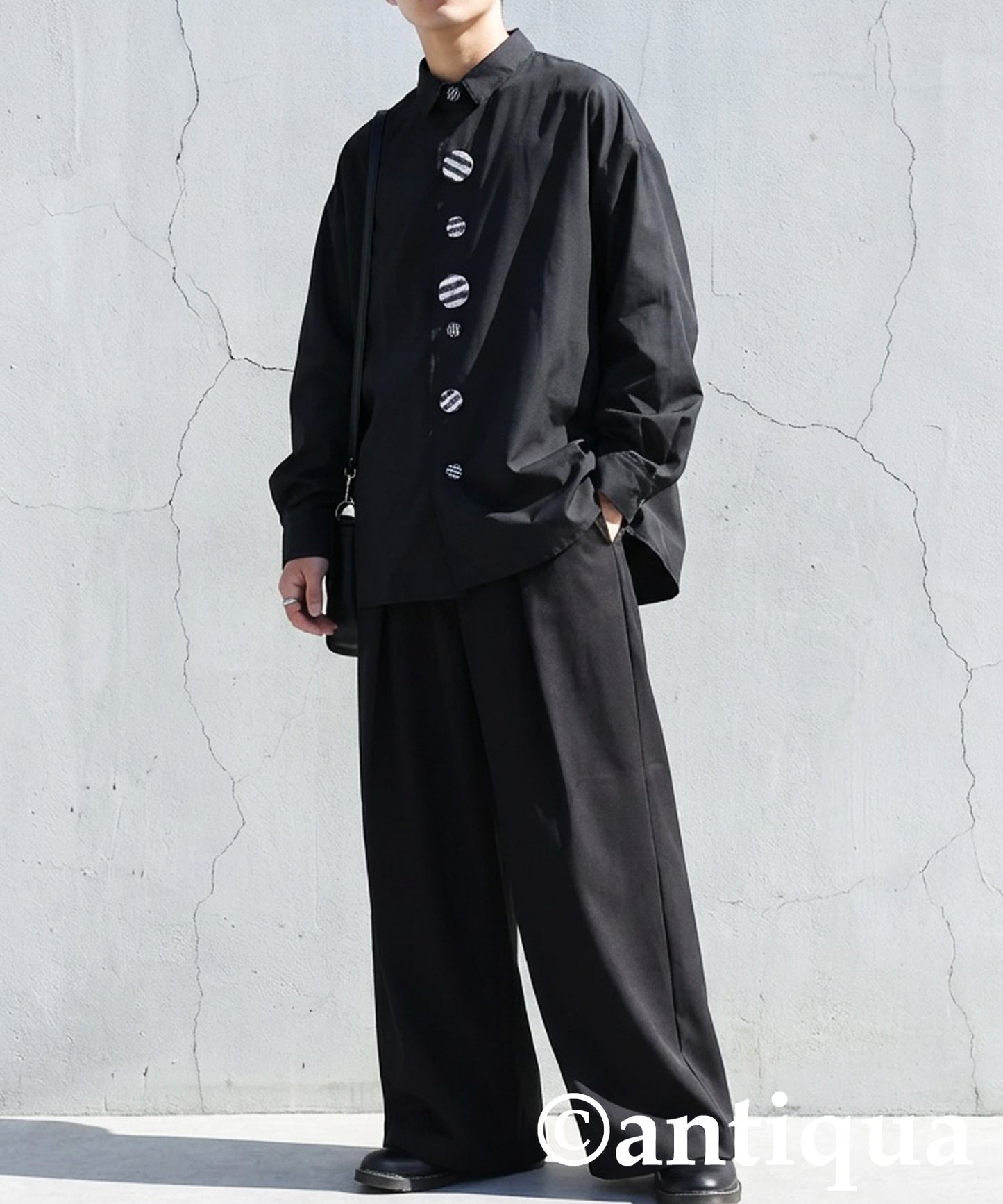 Button Design Shirt Men's