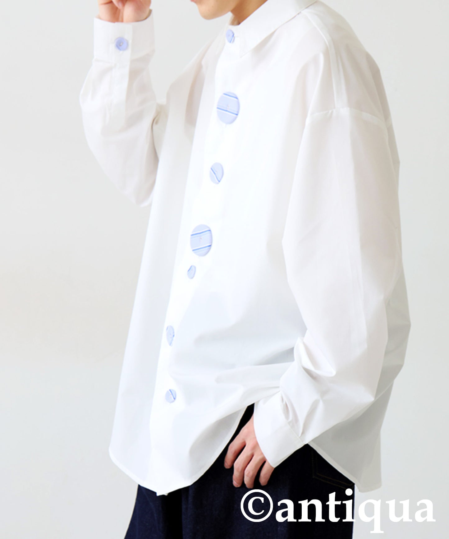 Button Design Shirt Men's