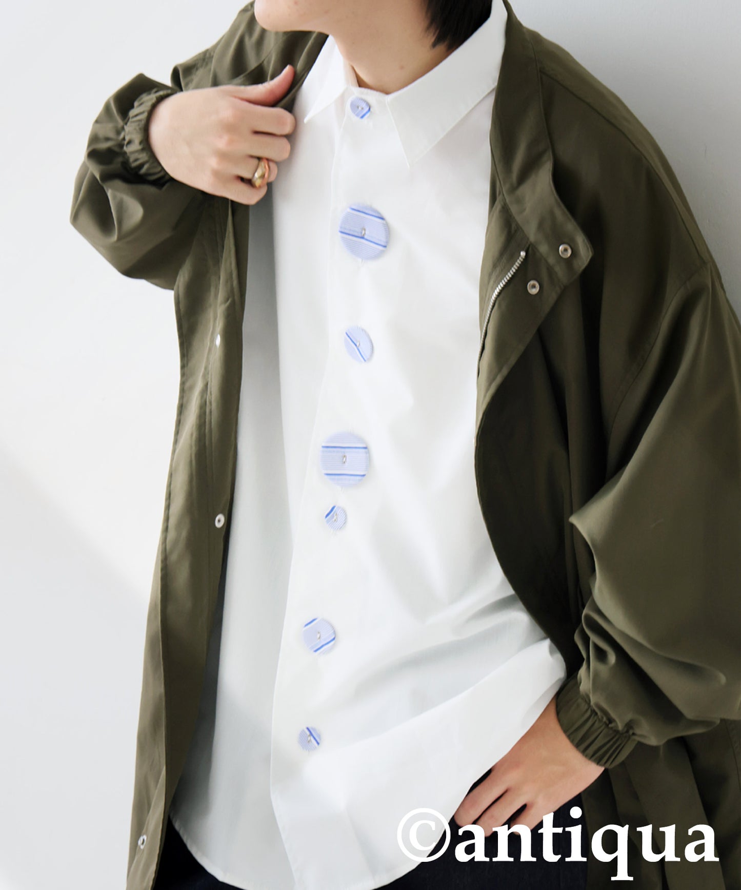 Button Design Shirt Men's