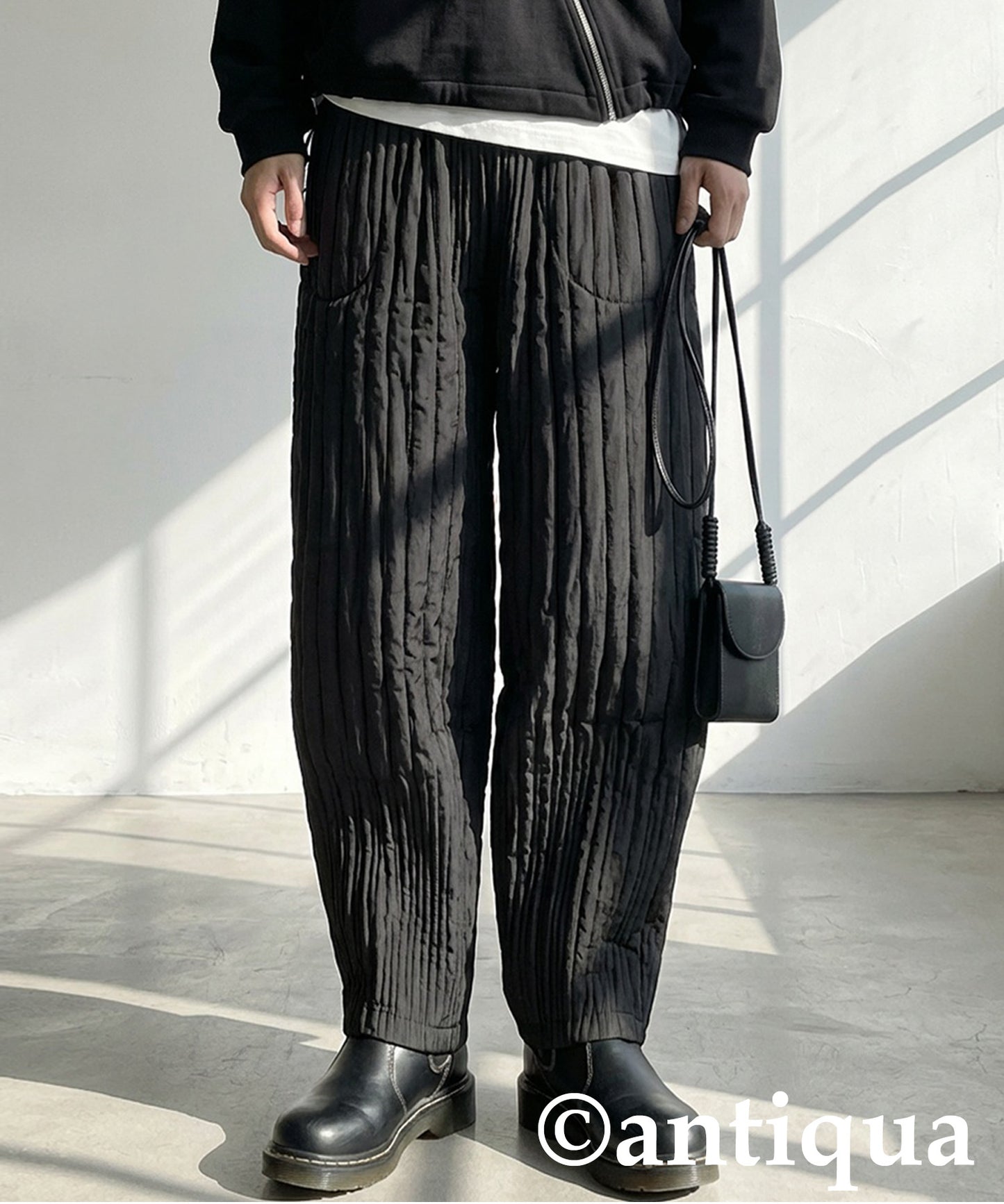 Pleated Tapered Pants Men's