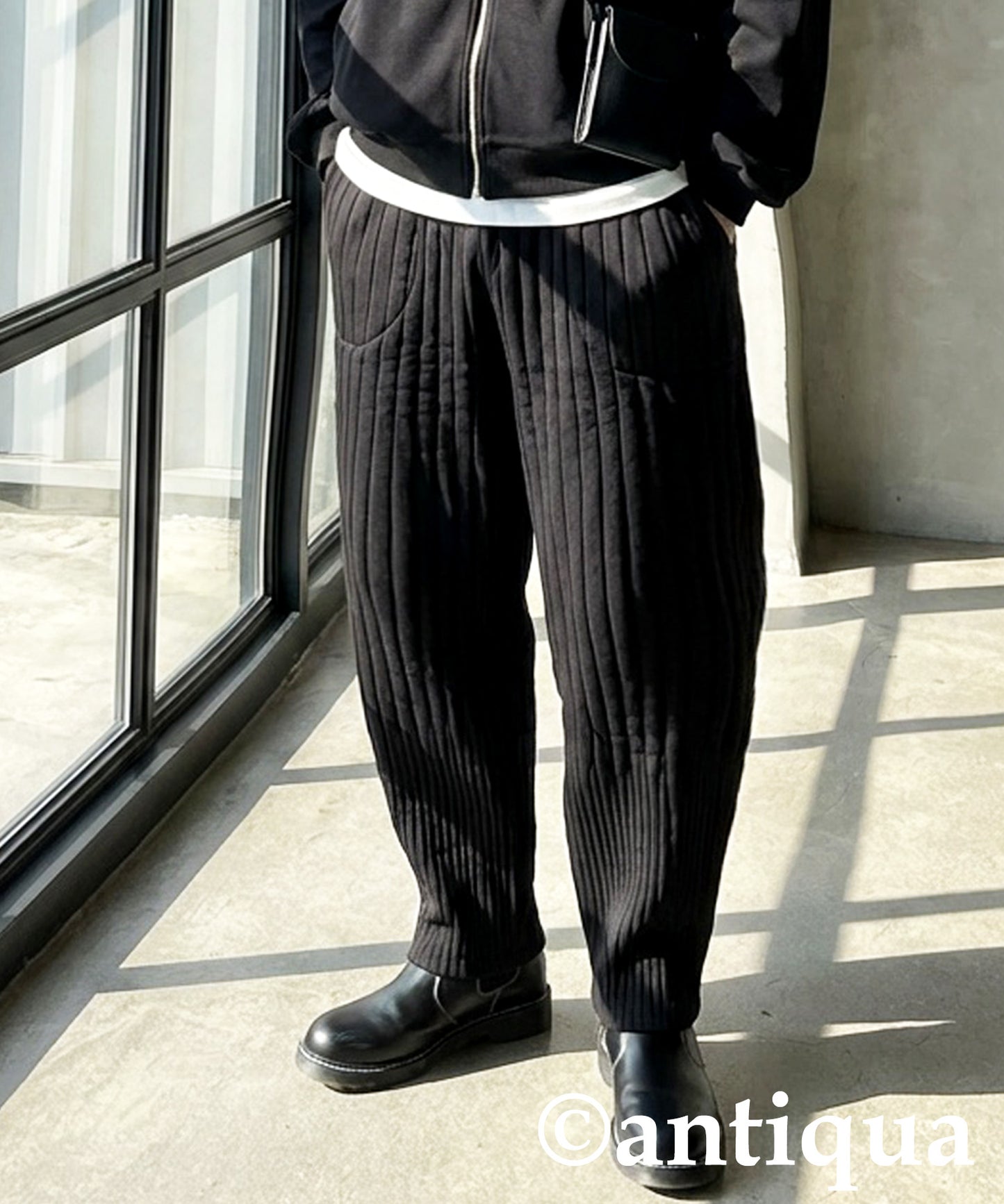 Pleated Tapered Pants Men's