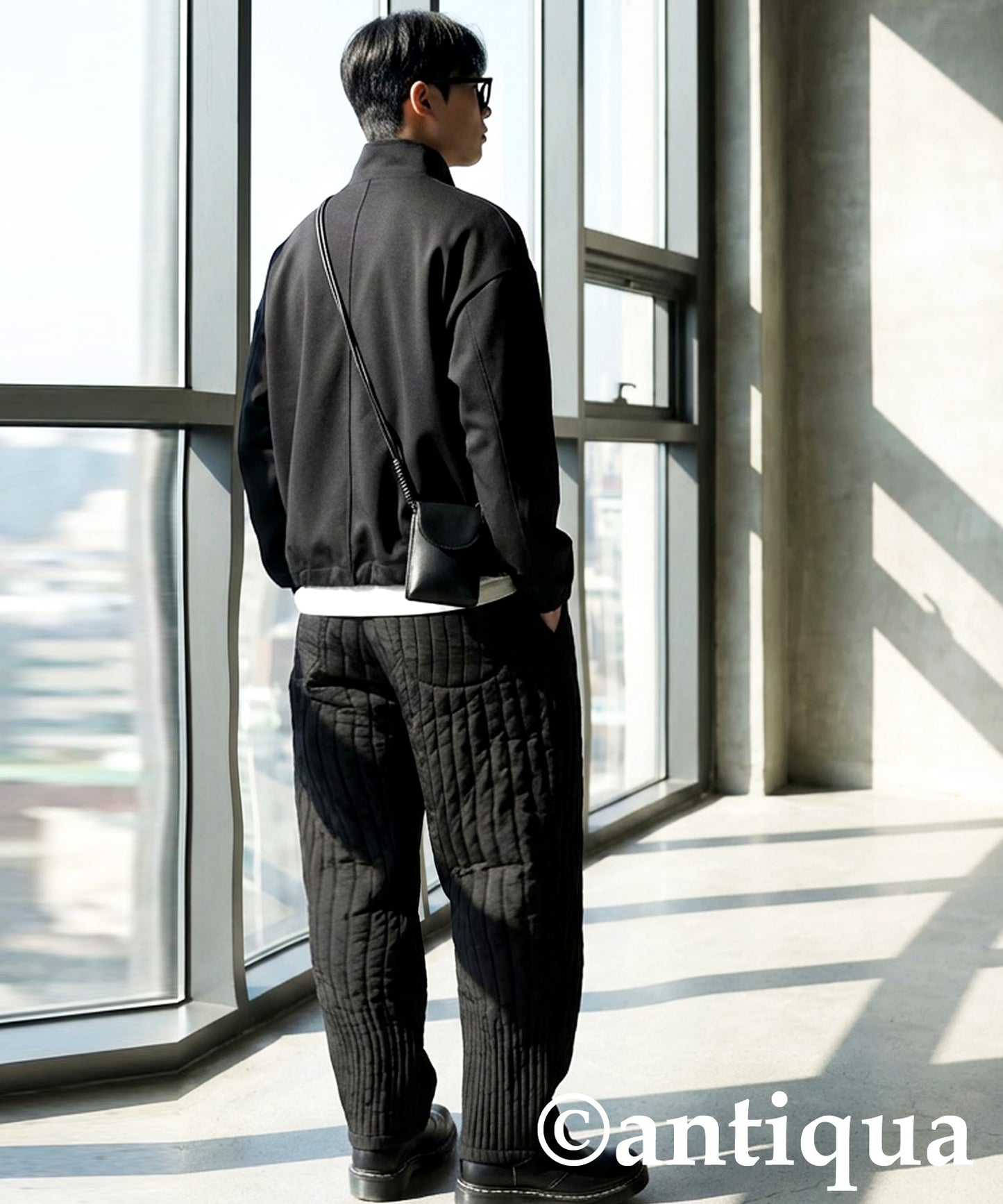 Pleated Tapered Pants Men's