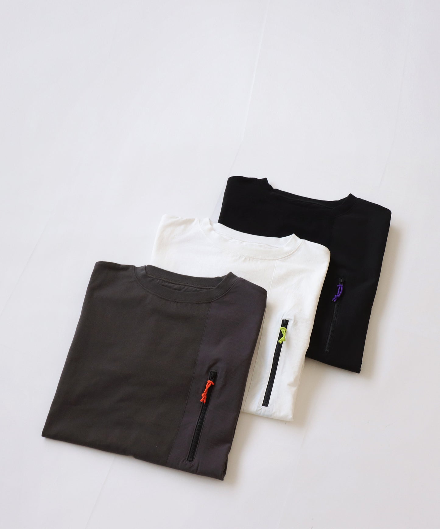 Different material Pocket Ladies T -shirt Ladies Tops Short-Sleeve plain