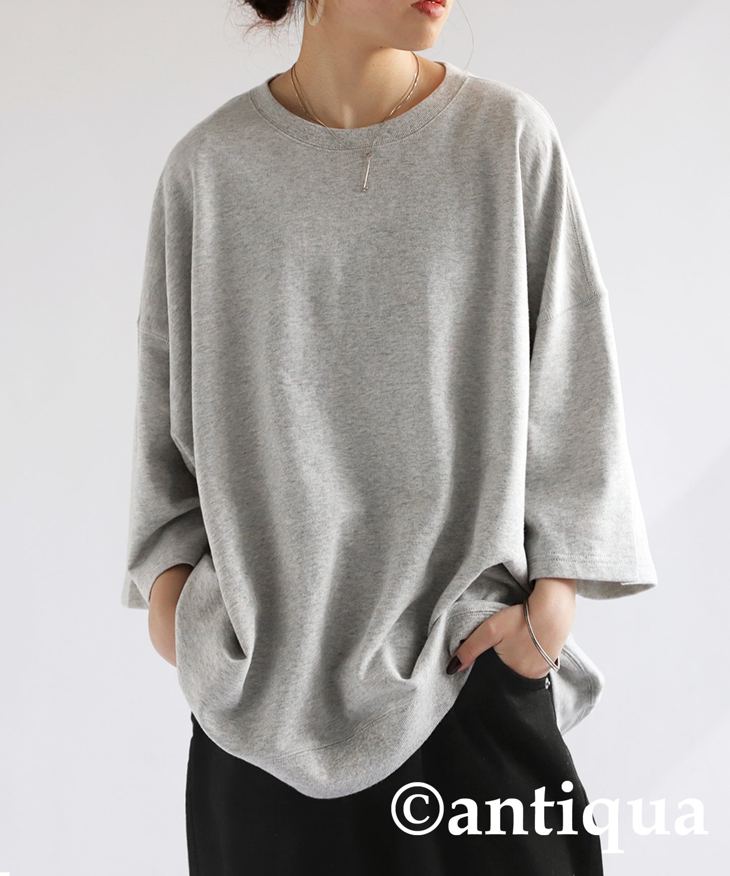 Short Length Pile Fabric Pullover Ladies