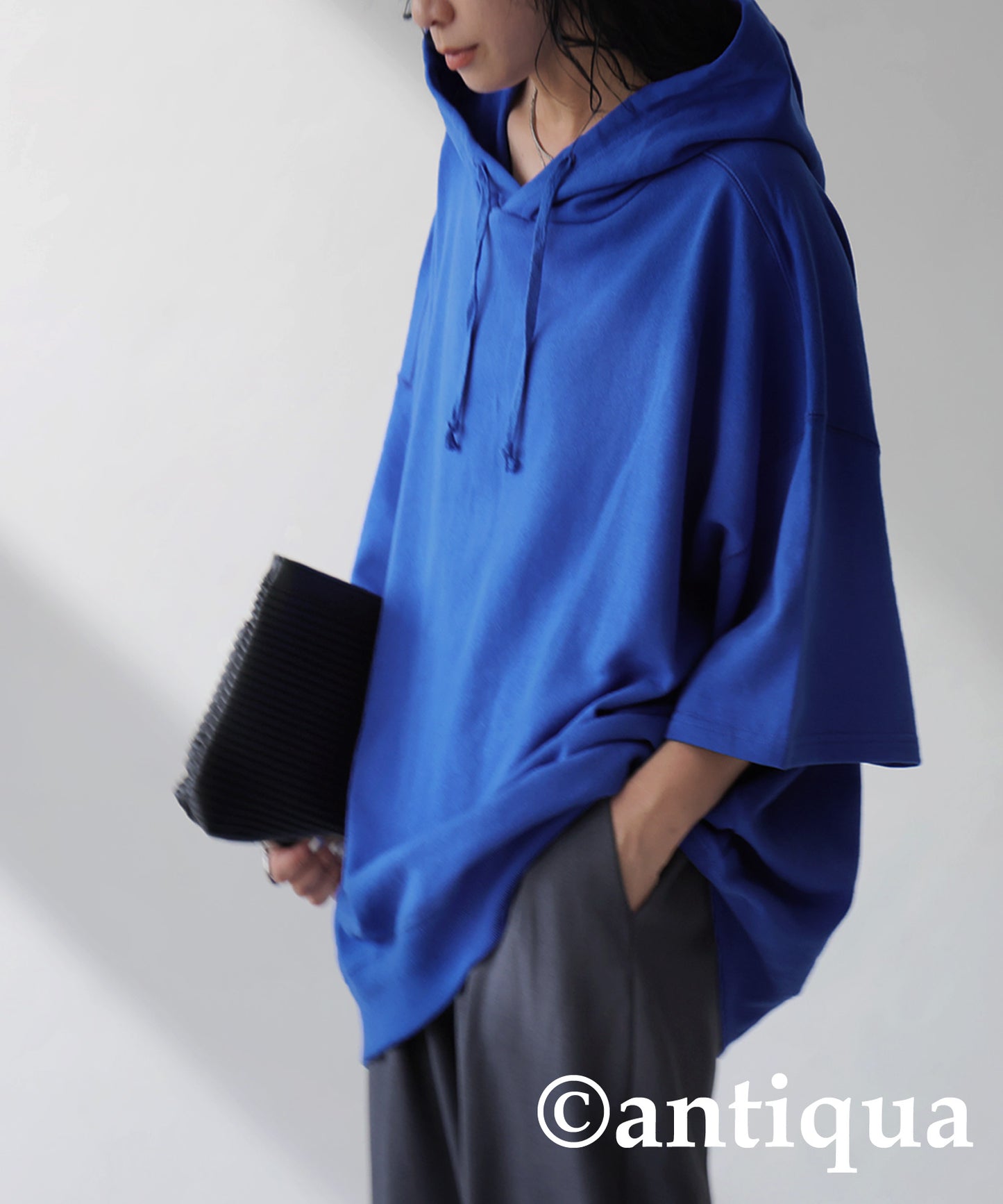 Pile Fabric Hoodie Pullover Ladies