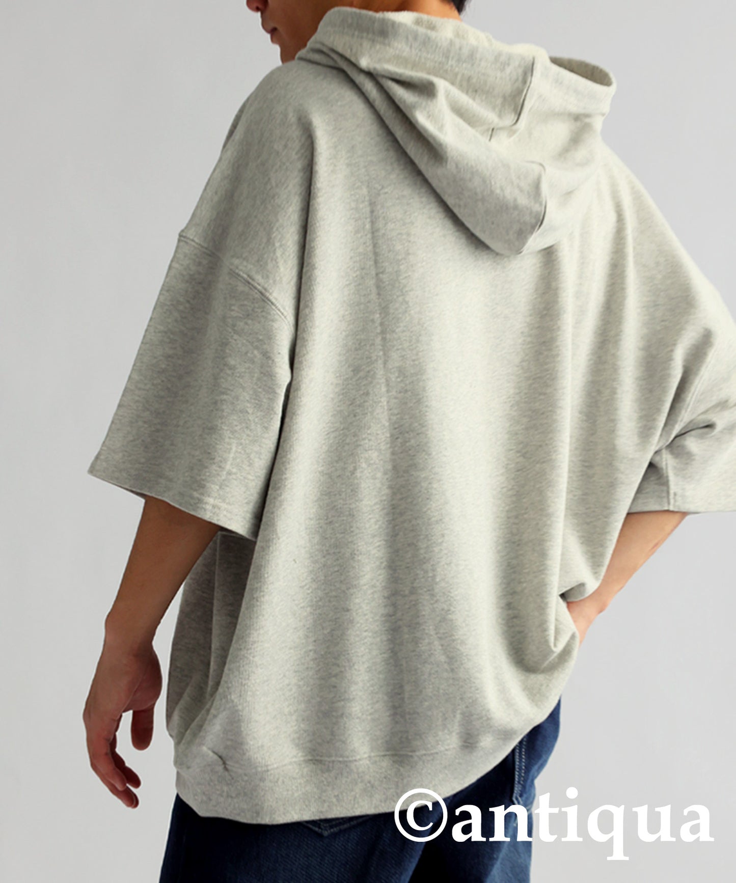 Pile Fabric Hoodie Pullover Men's