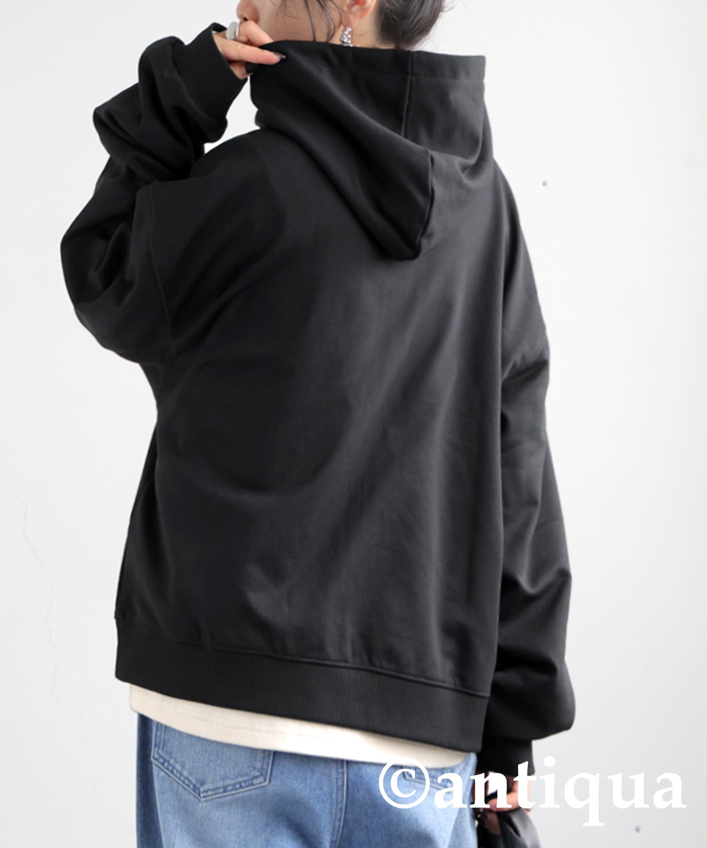 Short Zip Hoodie Ladies