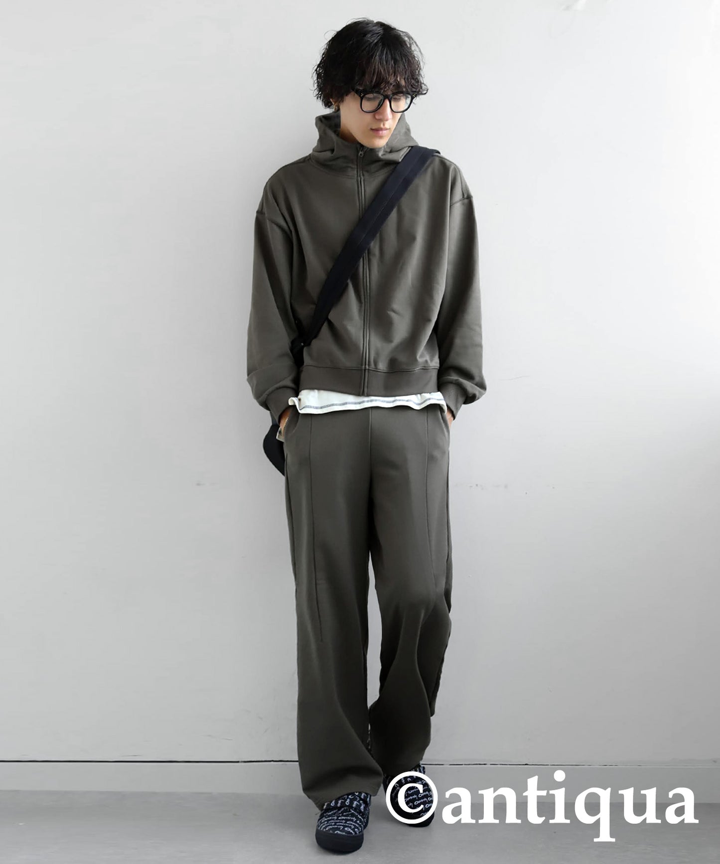 Short Zip Hoodie Men's