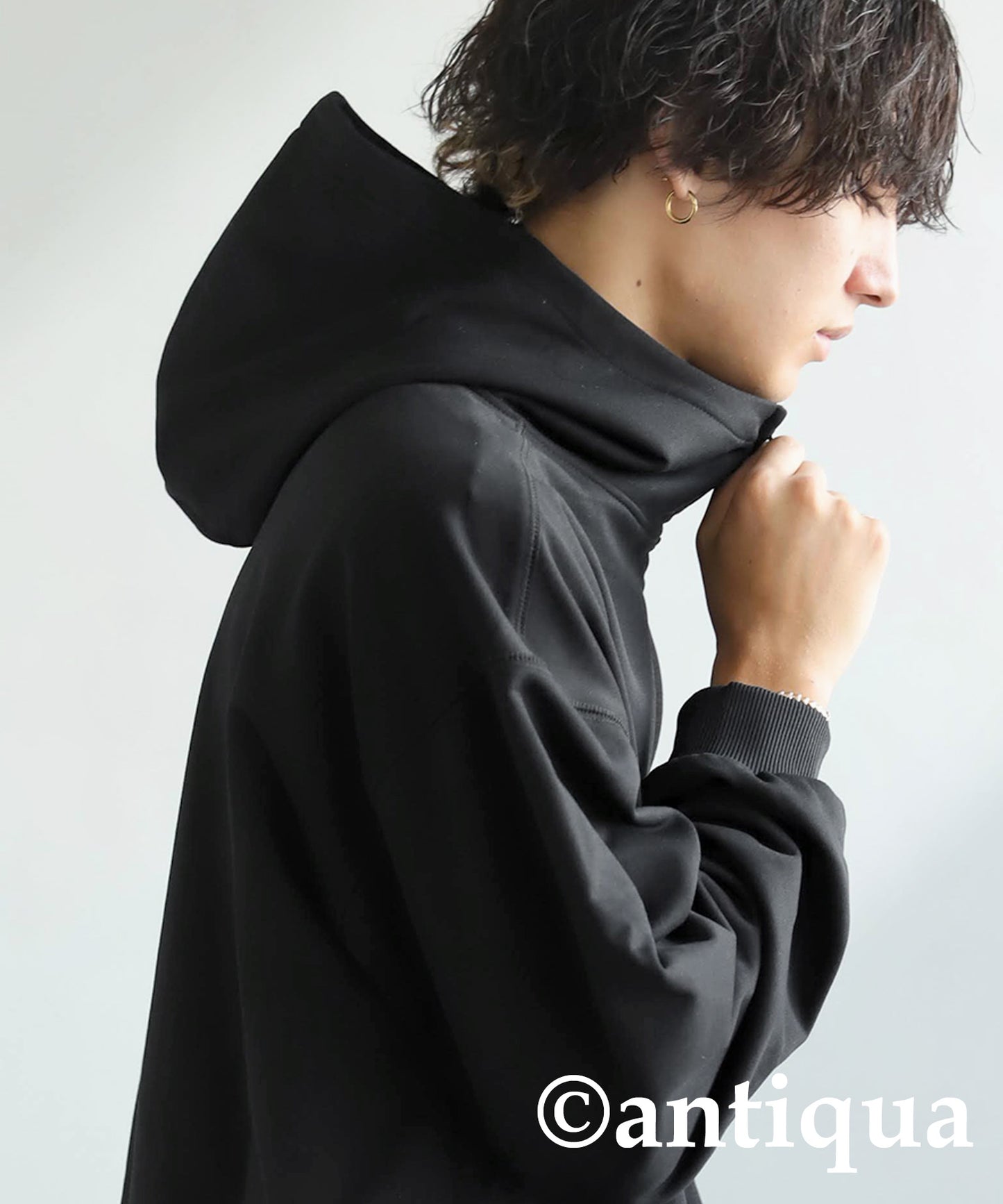 Short Zip Hoodie Men's