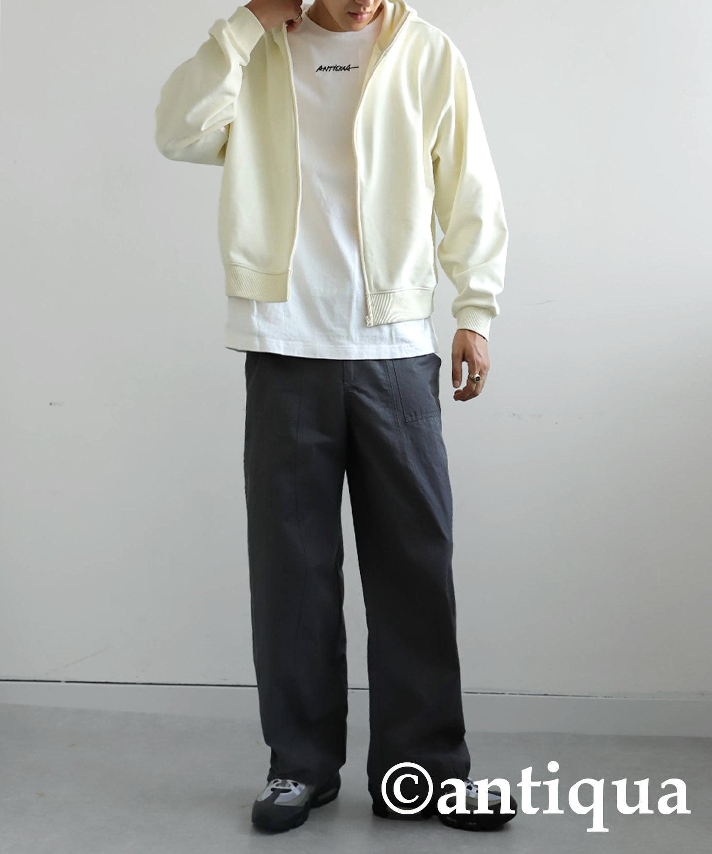 Short Zip Hoodie Men's