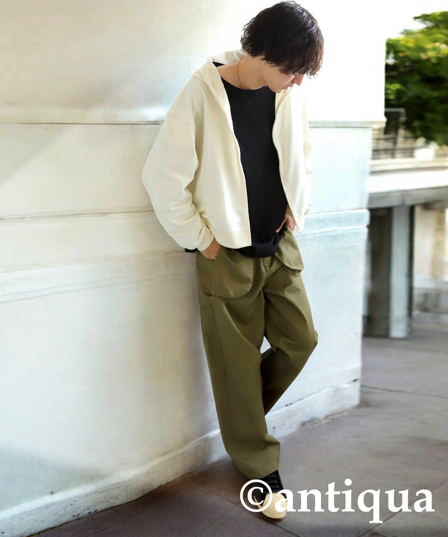 Short Zip Hoodie Men's