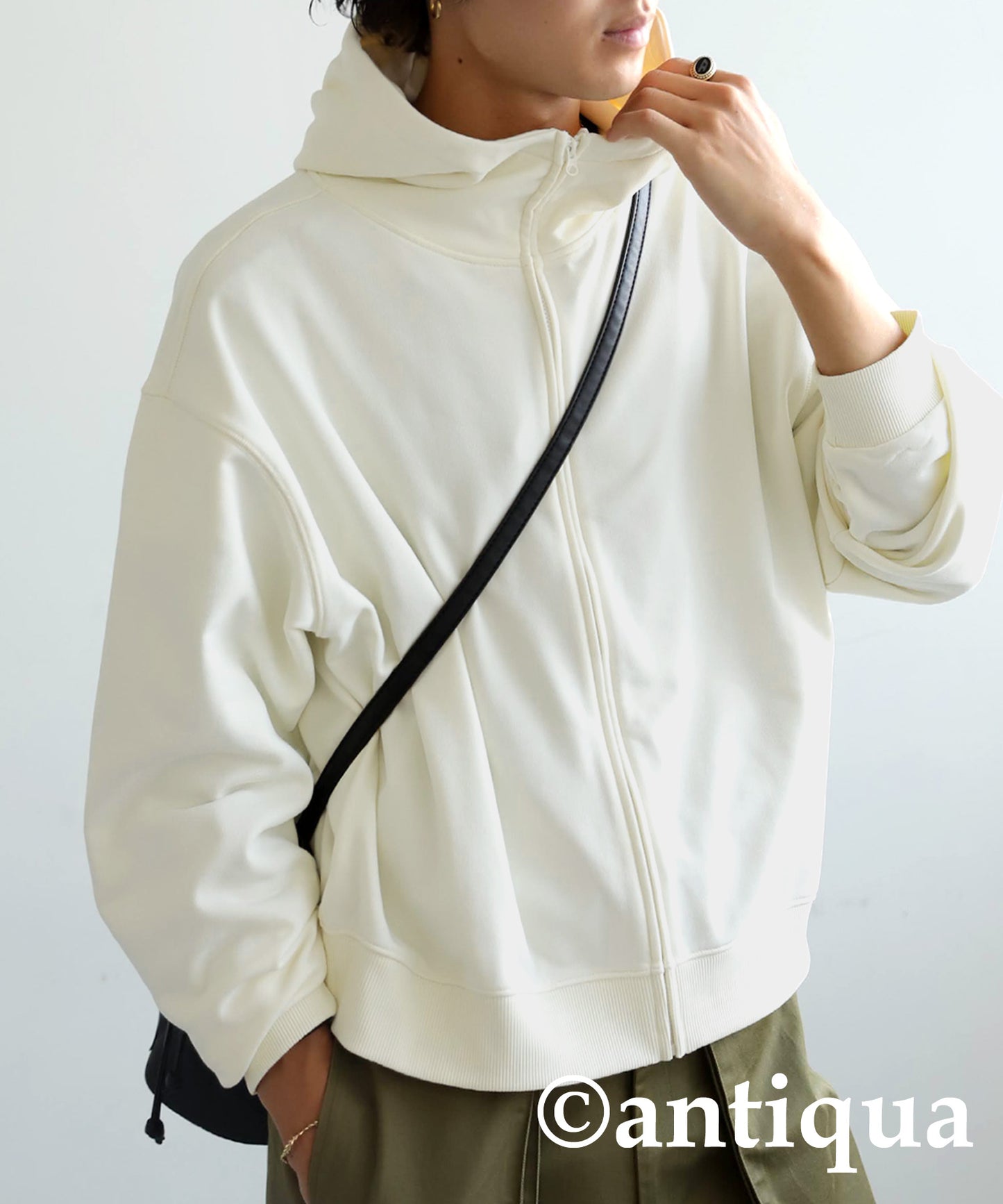 Short Zip Hoodie Men's