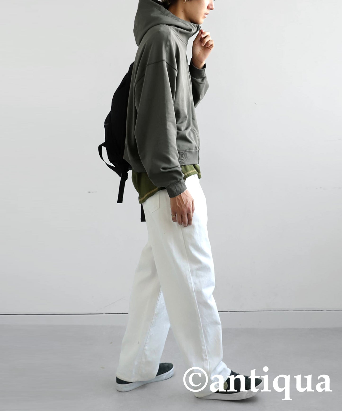 Short Zip Hoodie Men's