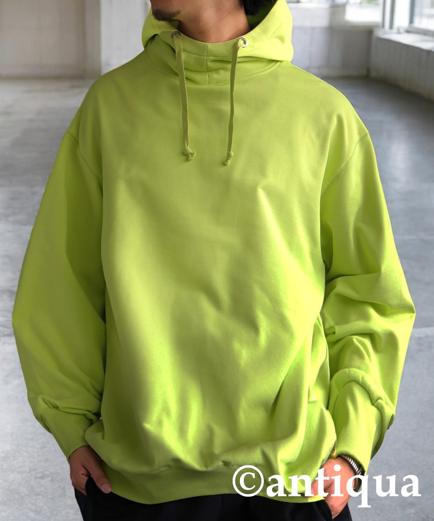 Stand Neck Hoodie Men's