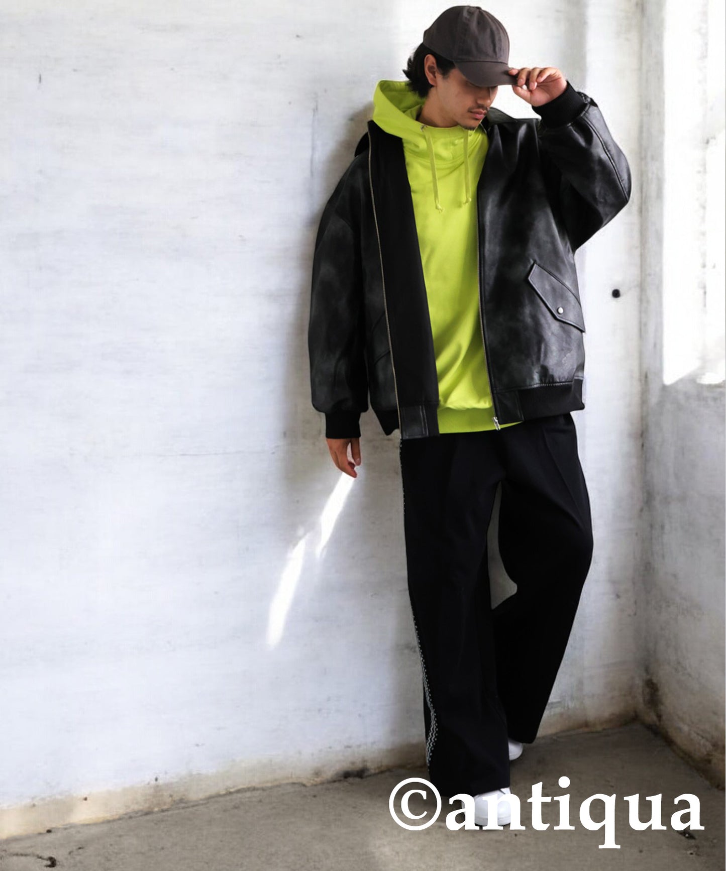 Stand Neck Hoodie Men's