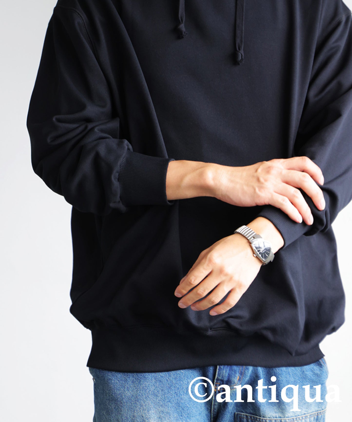 Stand Neck Hoodie Men's