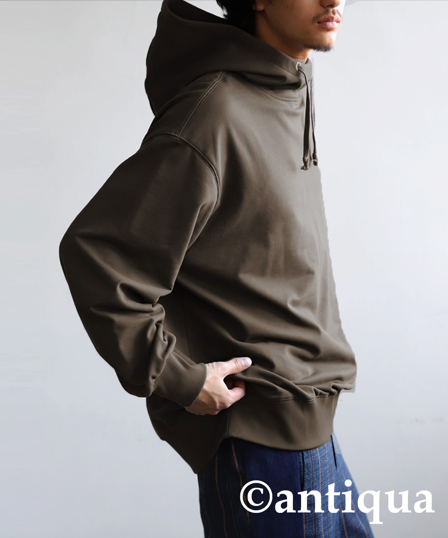 Stand Neck Hoodie Men's