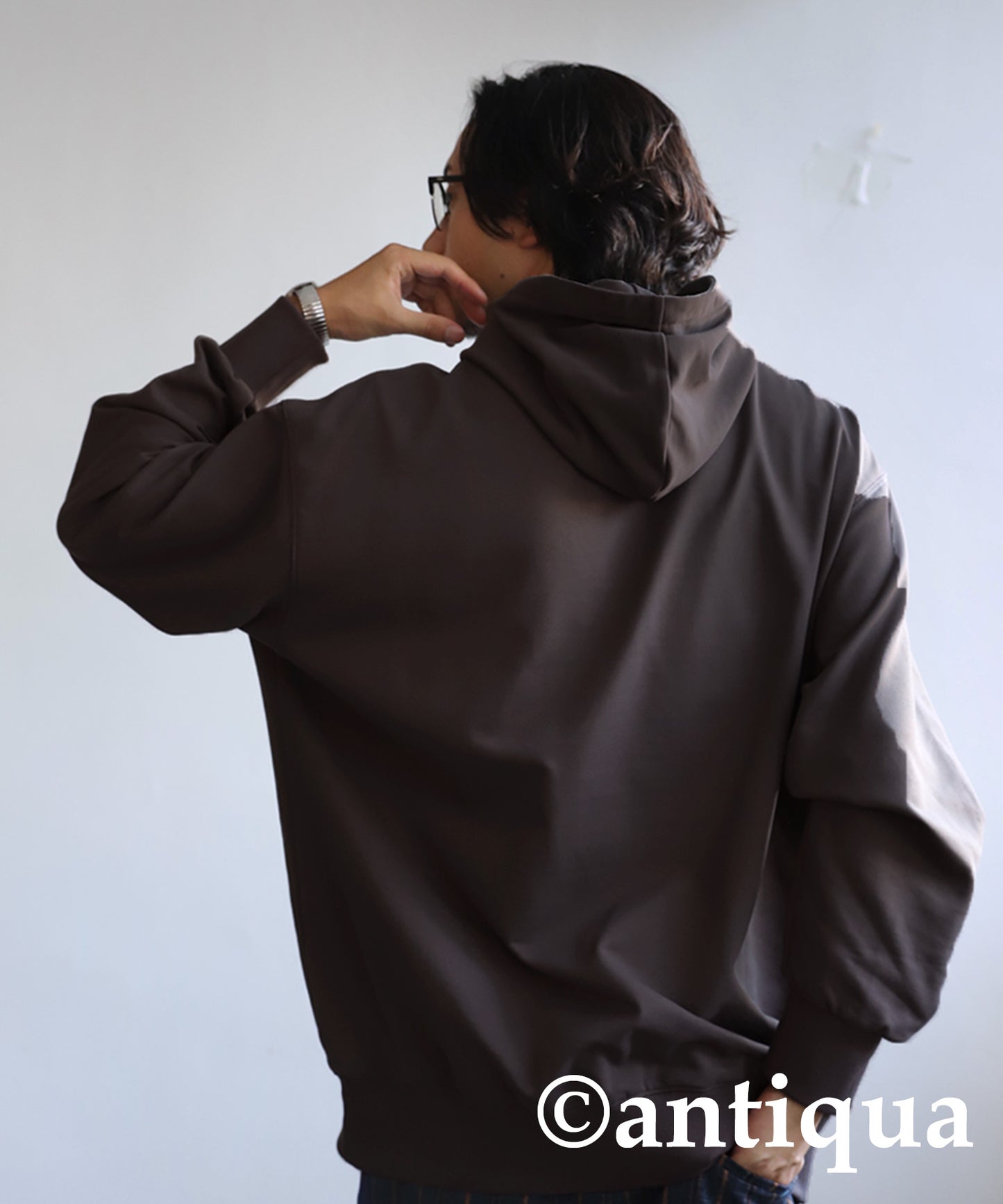 Stand Neck Hoodie Men's