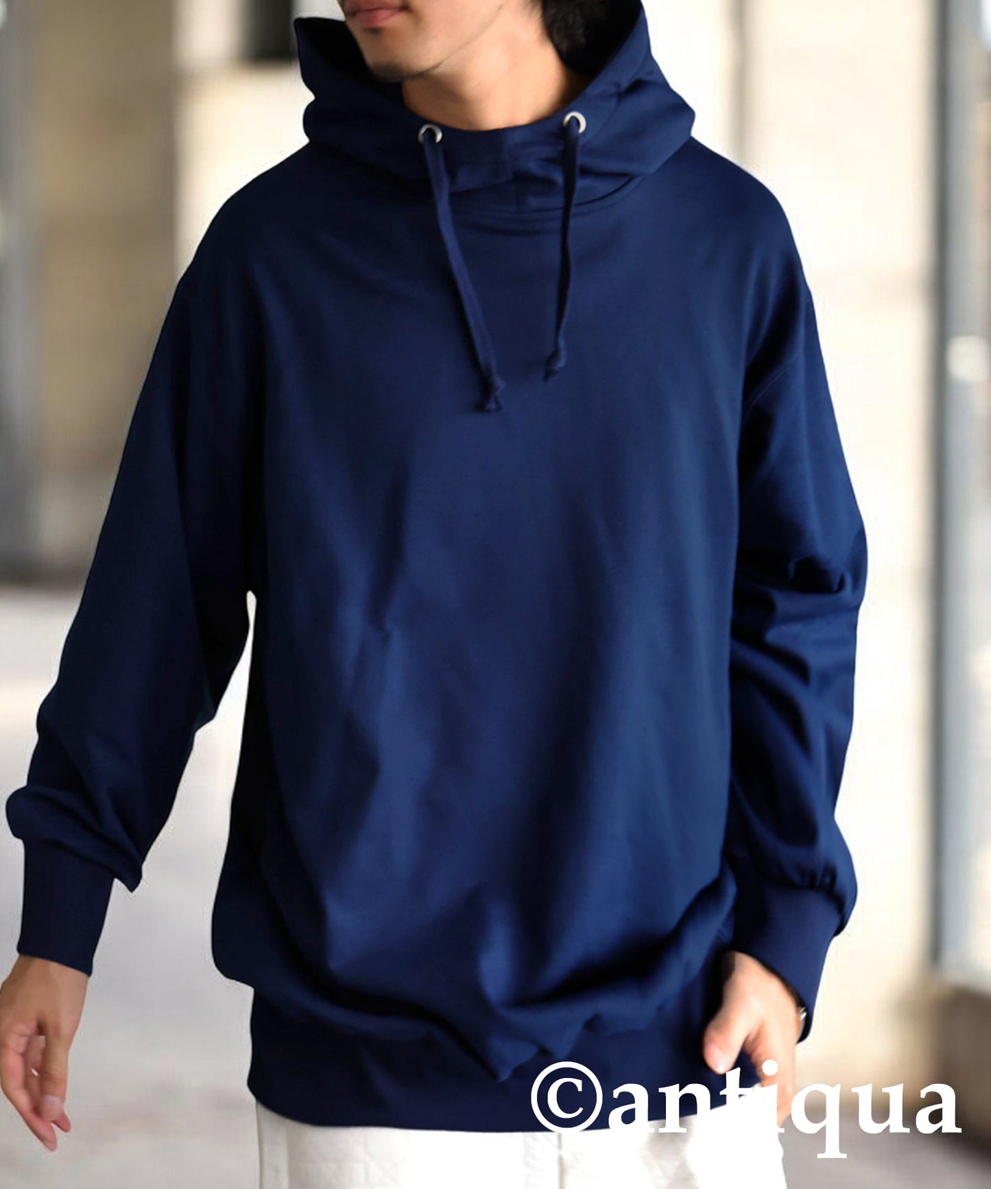 Stand Neck Hoodie Men's