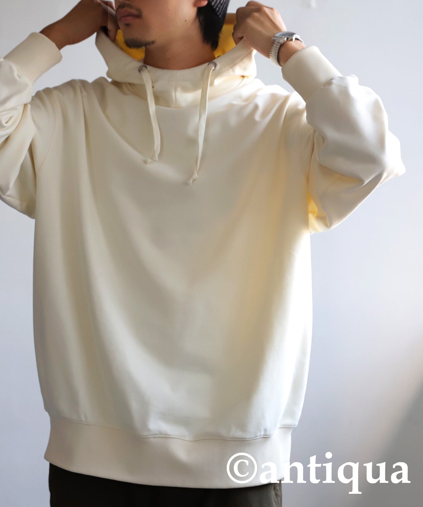 Stand Neck Hoodie Men's