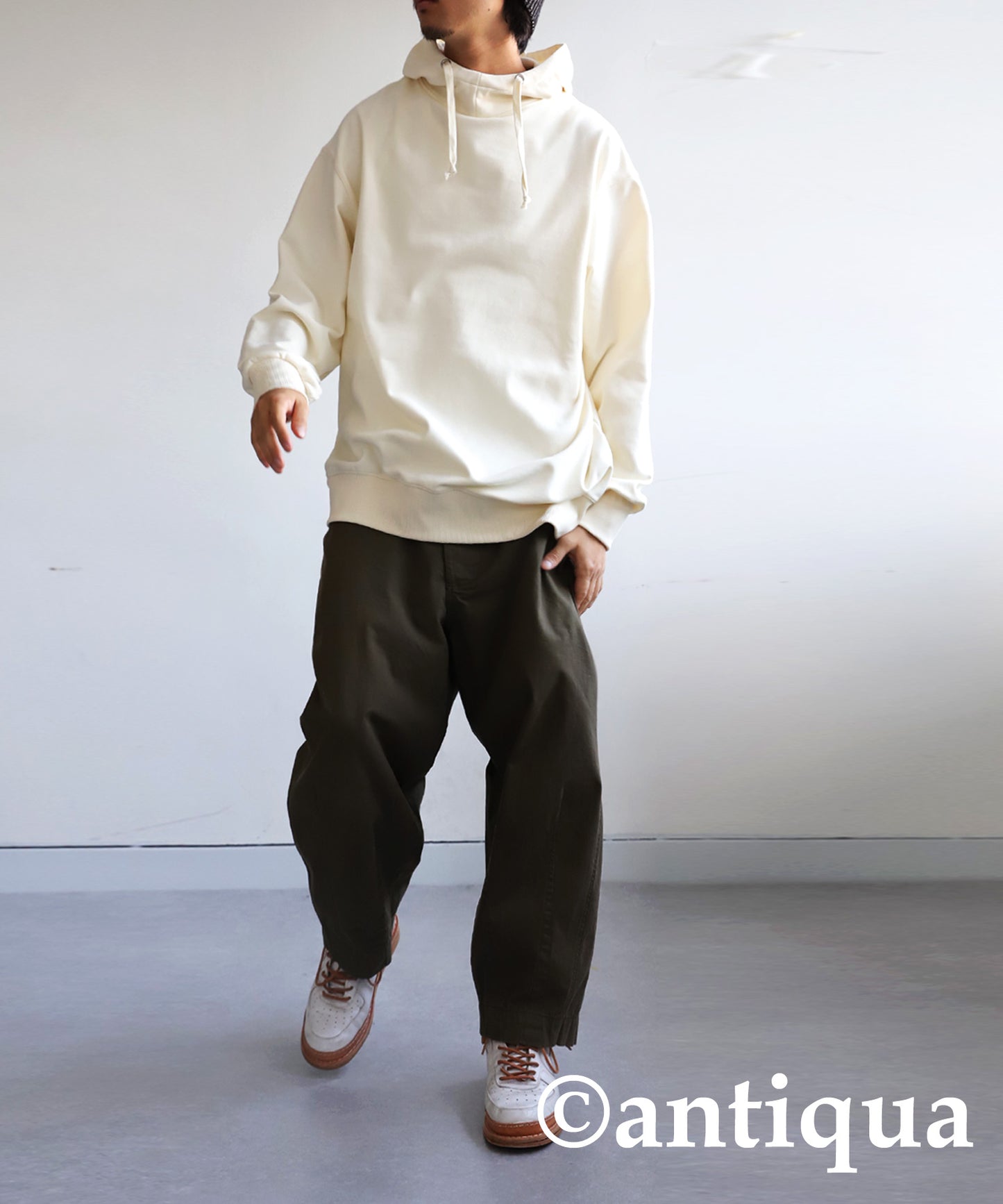 Stand Neck Hoodie Men's