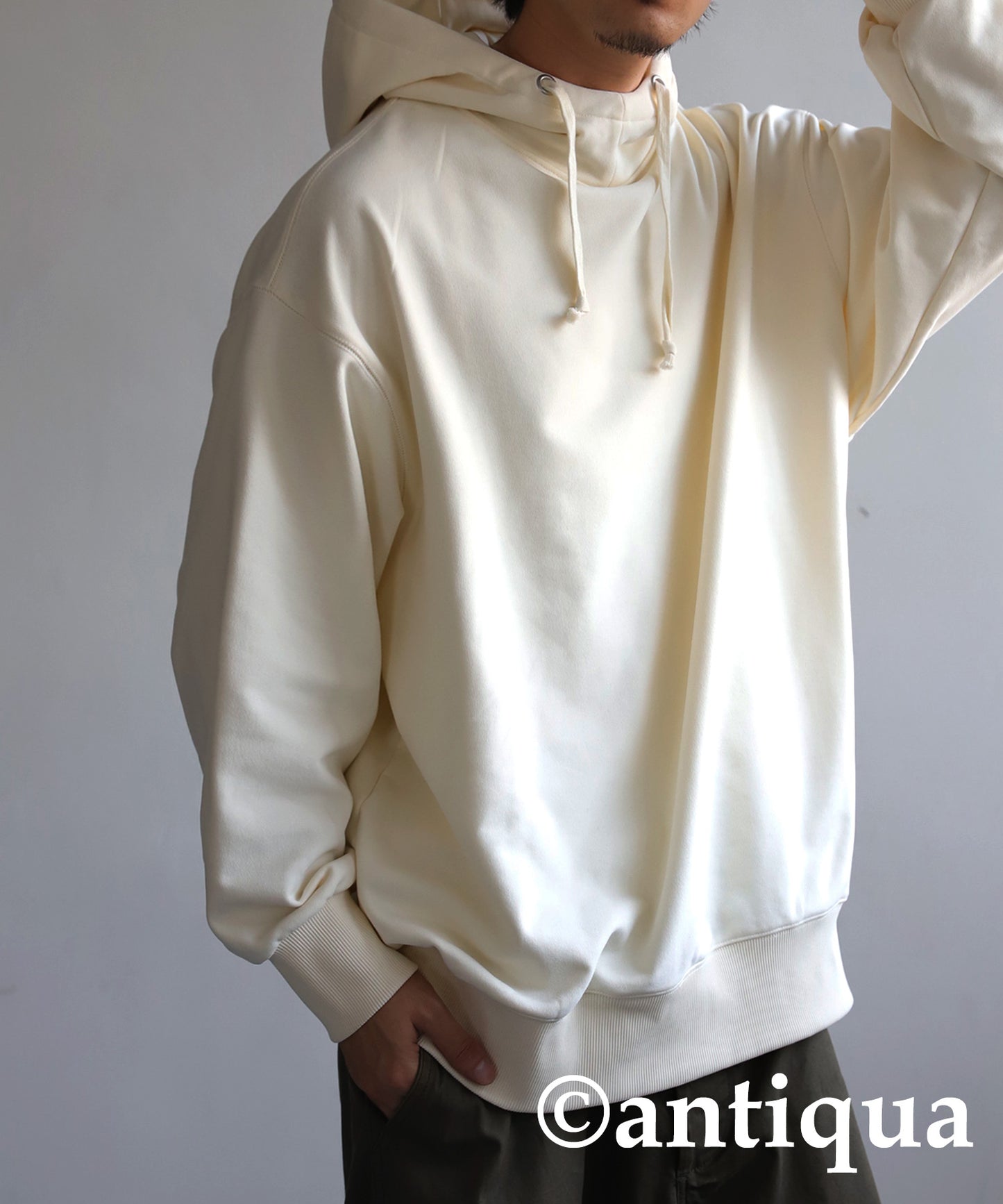 Stand Neck Hoodie Men's